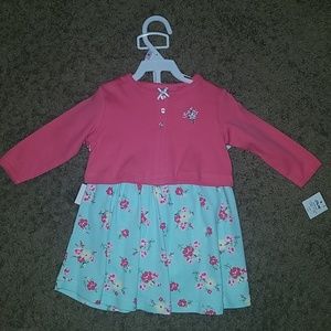 NWT Baby Girls Little Me 3 Piece Set - 9 months